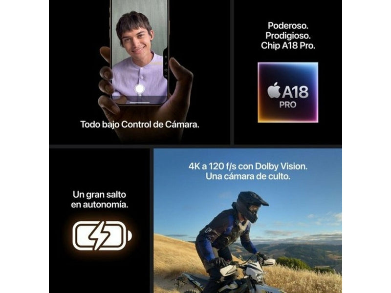 iPhone 16 Pro 1TB  5G - Titanio - Résistant, Performant, Design Élégant iPhone 16 Pro 1TB  5G - Titanio - Résistant, Performant, Design Élégant